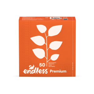 χαρτοπετσετες - χαρτικα - Endless Premium Πορτοκαλί 50φ Χαρτοπετσέτες
